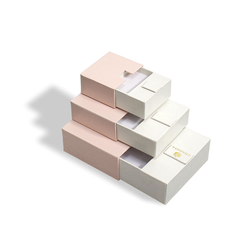 CF Σκληρό κουτί κοσμημάτων με τελάρο από χαρτόνι και επένδυση από σφουγγάρι