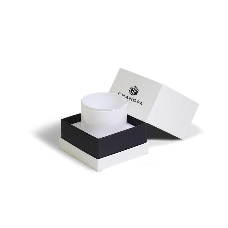 CF Άκαμπτα Φιλικά προς το Περιβάλλον Χαρτόνινα Κουτιά Συσκευασίας Κεριών με UV Εκτύπωση, Αδιάβροχα & Επαναχρησιμοποιήσιμα Λουξ Κουτιά Δώρου με Εισάγωγη EVA