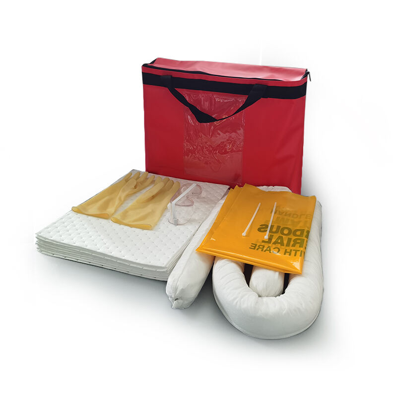 kit de Derrames de Aceite y Combustible con Bolsa de Transporte de 30L