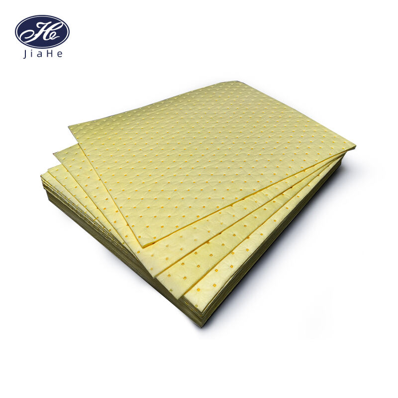 Pads Absorbentes Estándar para Químicos y Peligrosos (Paquete de 200)