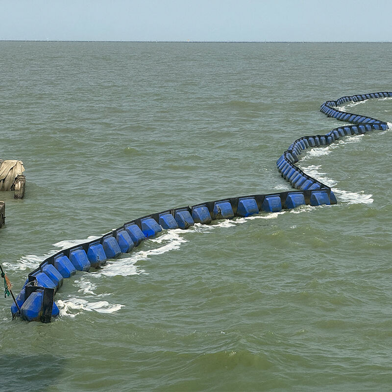 Barrage de confinement flottant en PVC bleu - WGV750D