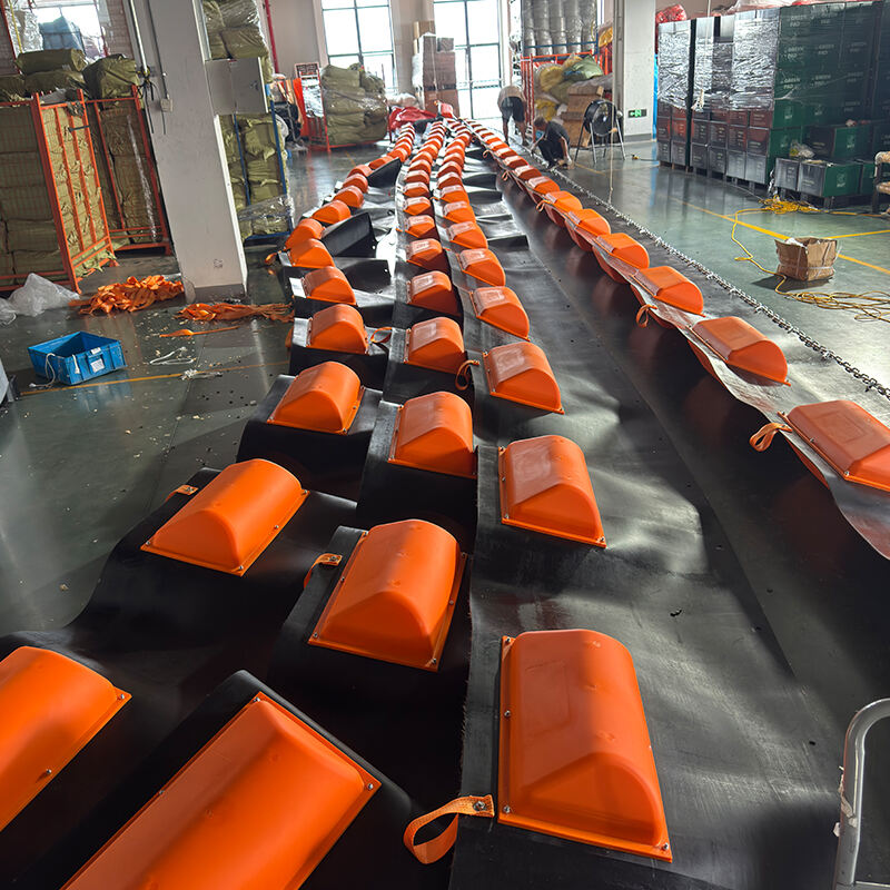 Barrage de confinement flottant en PVC orange - WGV750D