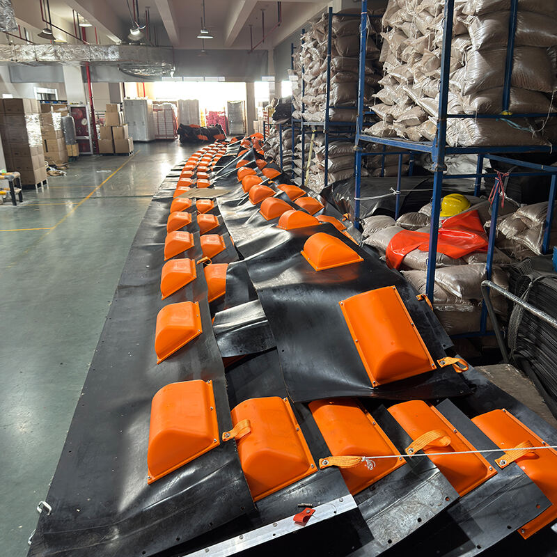 Barrage de confinement flottant en PVC orange - WGV750D