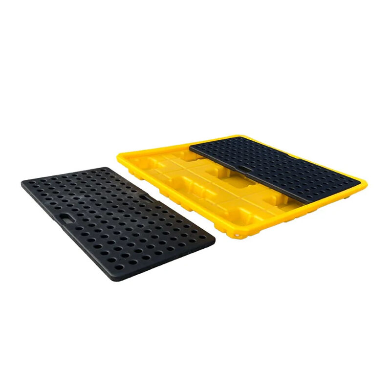 palette de rétention 4 fûts 150 mm