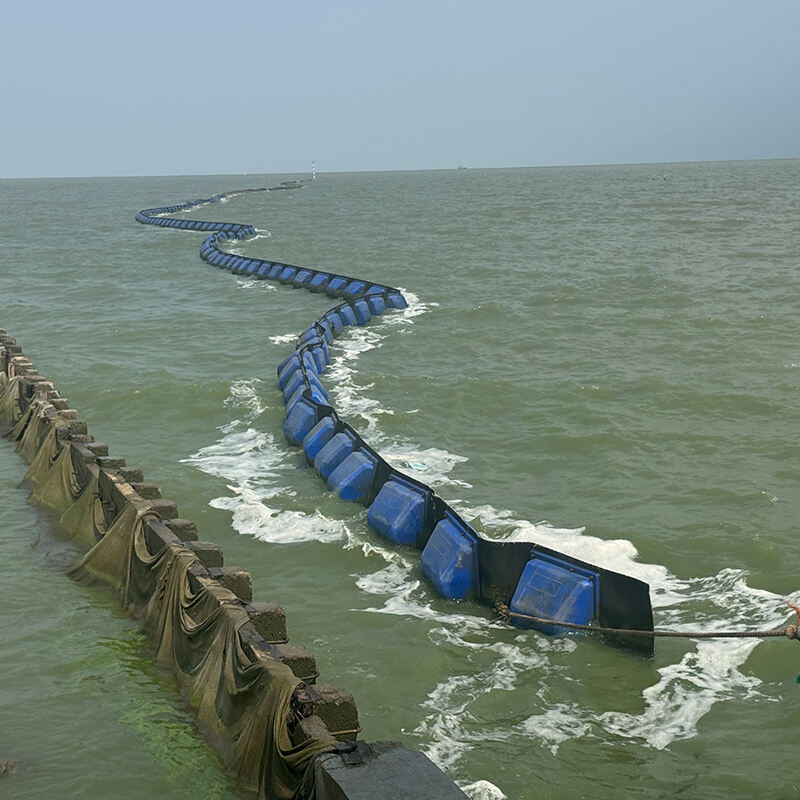 Barrage de confinement flottant en PVC bleu - WGV750D