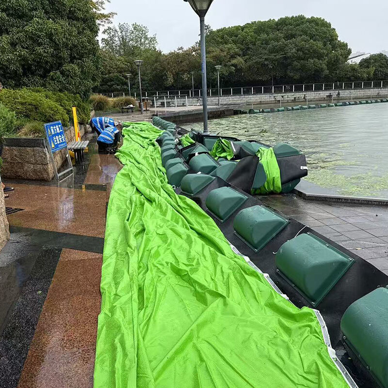 Barrage de confinement flottant en PVC vert - WGV750D