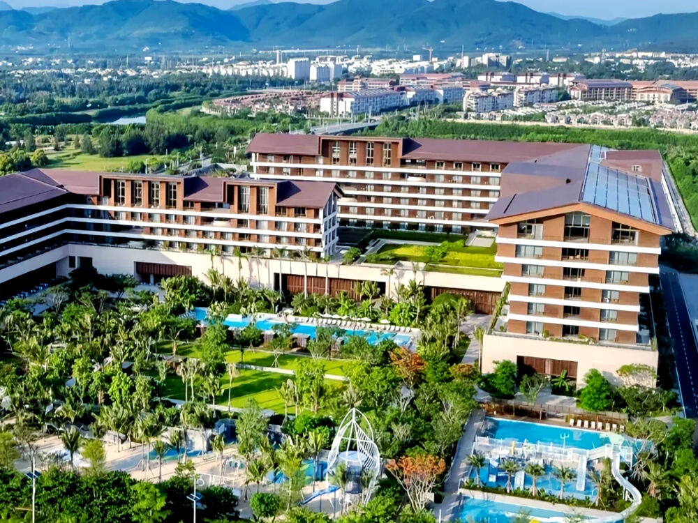 Taikang House Resort Hotel - Хайнань Китай Спальня и передвижная и стационарная мебель