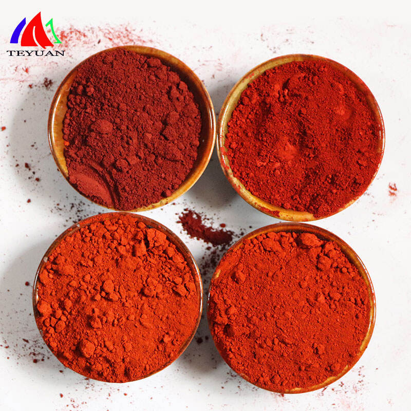 High Quality Industrial Grade Iron Oxide Red Pigment for Plastics Coatings Road Marking Inorganic Pigment