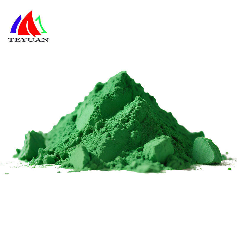 Cobalt green pigment P.G.50 is resistant to high temperatures for ceramic firing glass firing plastic processing automotive and marine coatings
