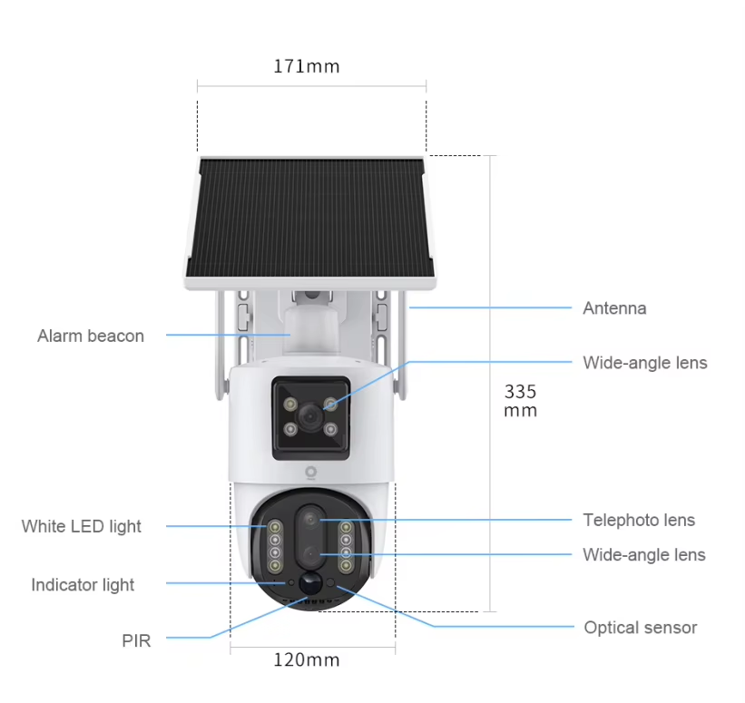 Convenient 4G Solar Camera: Wireless Off-Grid Surveillance with Easy Access