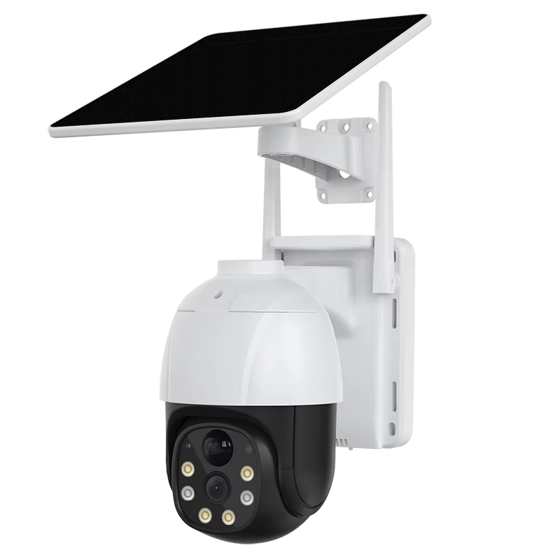 Which security cameras support motion detection and two-way audio?