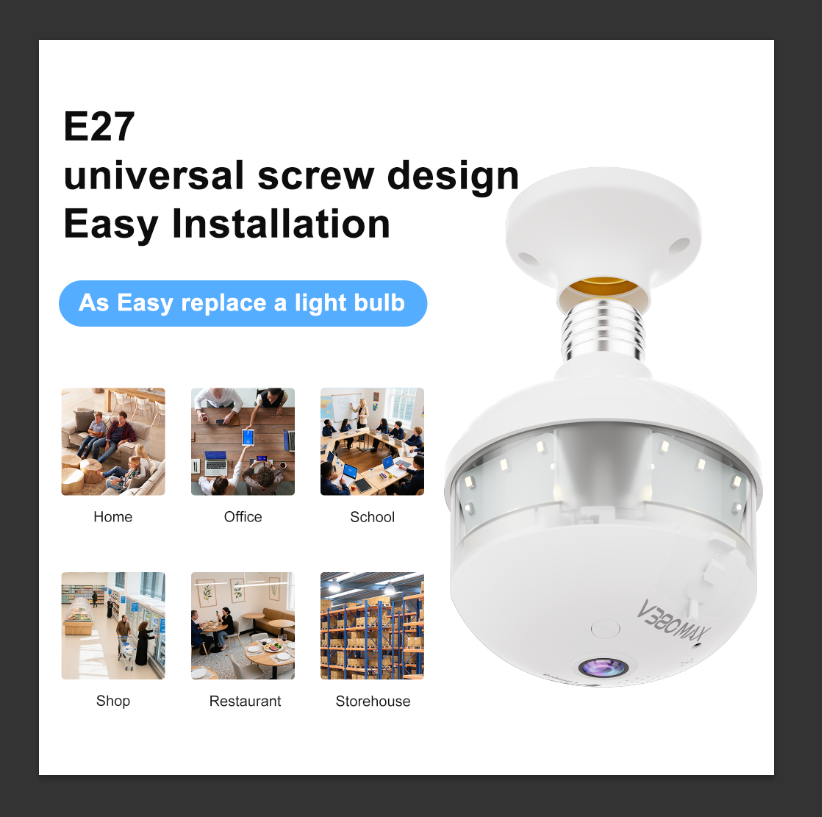 Madaling I-install ba ang Bulb Camera Para sa Indoor Surveillance ng Bahay?