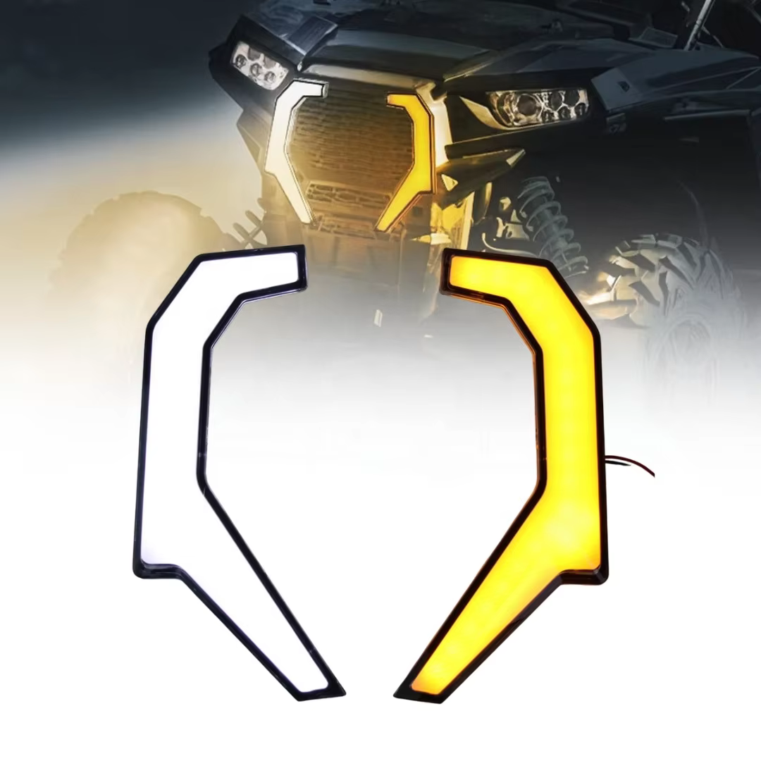 TIYPEOR Grille Accent Lights for RZR Front Signature Accent Fang Lights for Polaris RZR XP 2015-2020 supplier