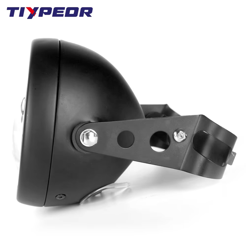 TIYPEOR 5.75 Inch Fog Light Housing Bucket Fog Light Holder Motorcycle Mount Bucket for Harley factory