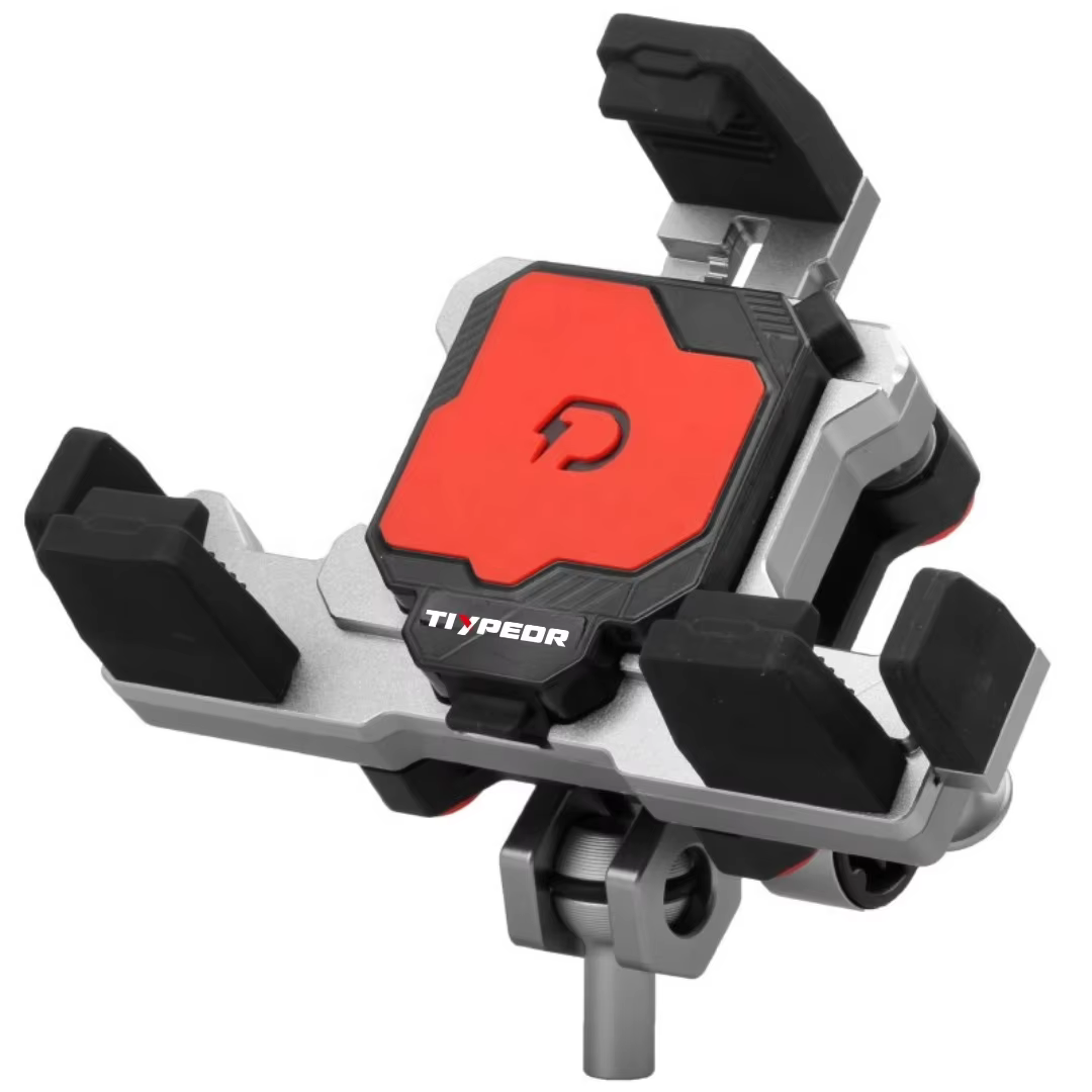 TIYPEOR Motorcycle Universal Phone Holder With Secure Lock E-bike 360 Degree Adjustment Phone Mount Motorcycle Accessories manufacture