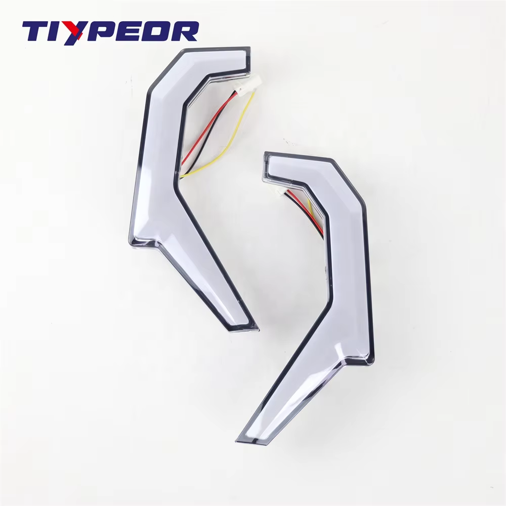 TIYPEOR Grille Accent Lights for RZR Front Signature Accent Fang Lights for Polaris RZR XP 2015-2020 factory