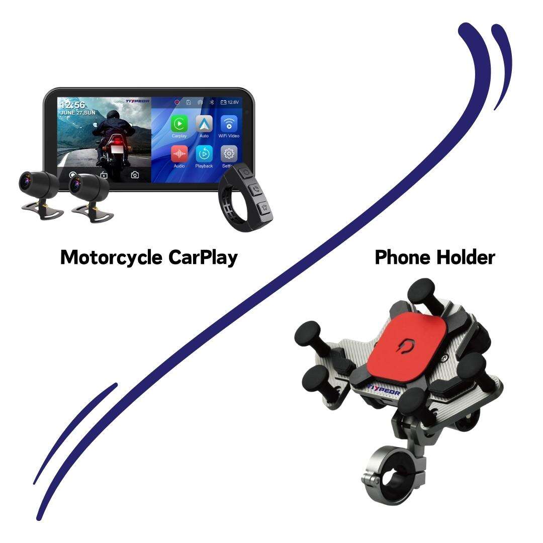 Motorcycle CarPlay & Phone Holder