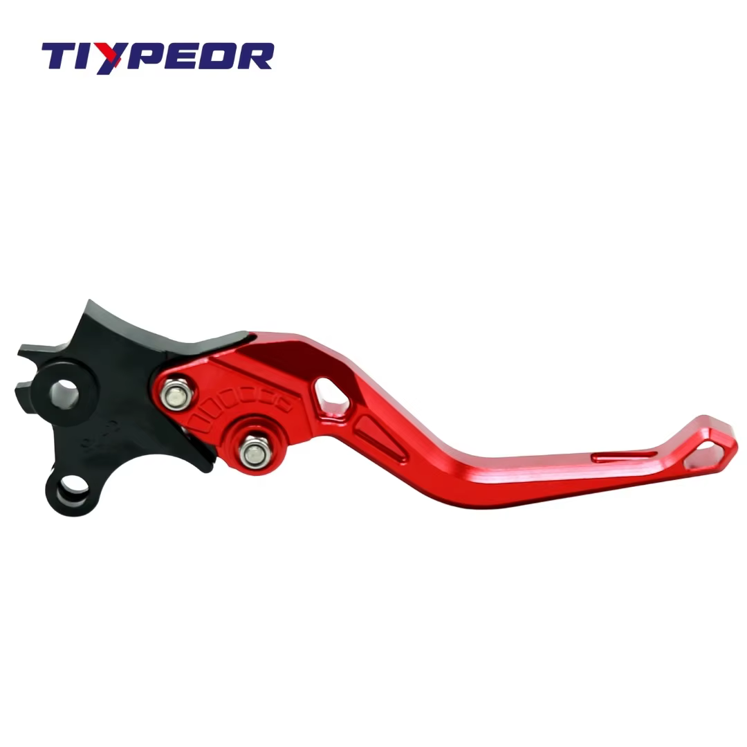 TIYPEOR Motorcycle CNC Aluminum Universal Multi-gear Adjustable Brake Clutch Lever Modification Motorcycle Handle Accessories details
