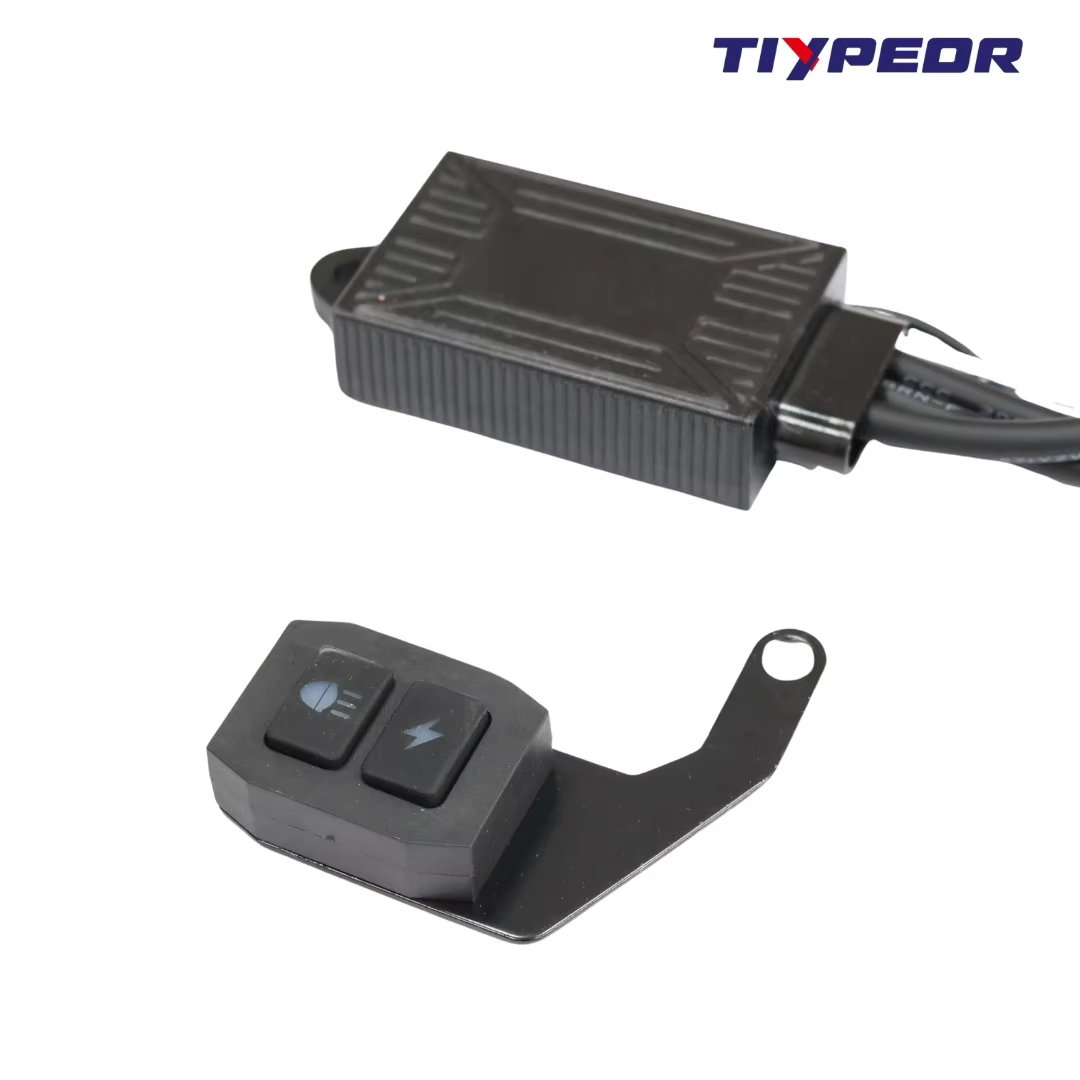 TIYPEOR Customize Motorcycle Light Wiring Harness Cable Assembly 2Keys Controller Remote Wireless Switch for Car Motorcycle details