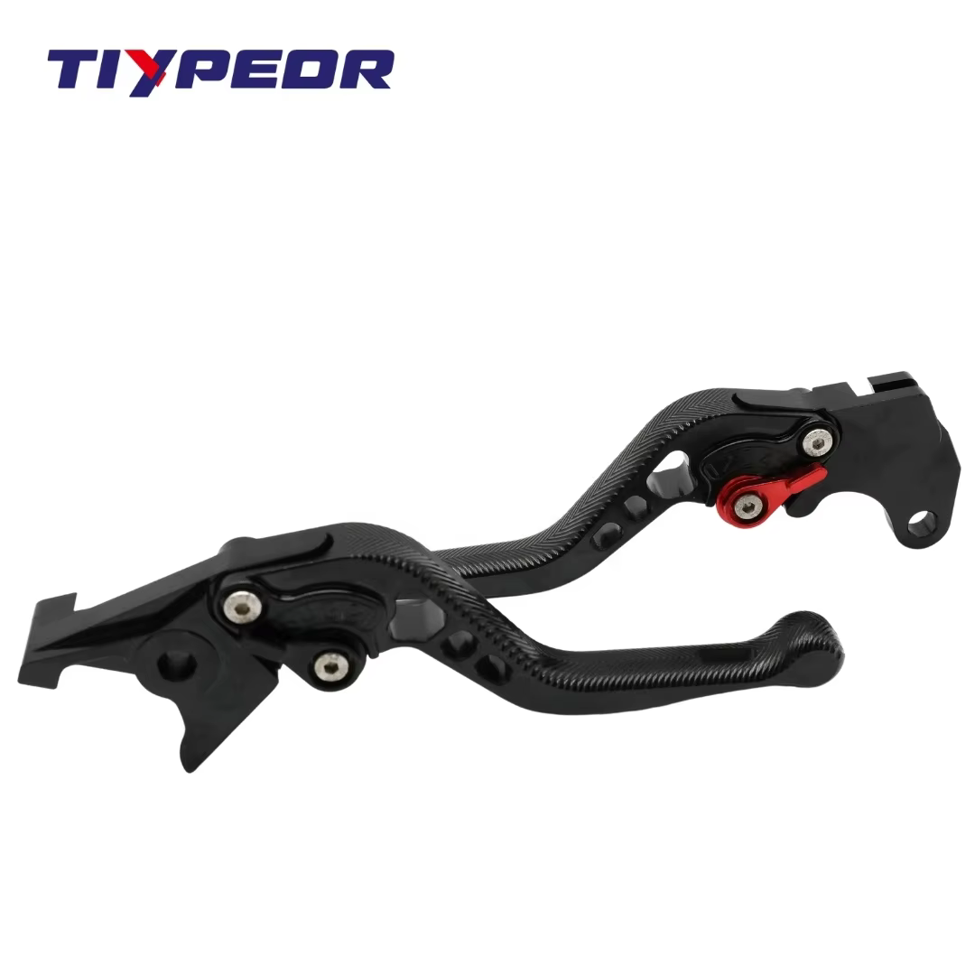 TIYPEOR Universal Motorcycle Left Clutch Lever Right Motorbike Brake Handle CNC Aluminum Adjustable Lever Motorcycle Accessories supplier