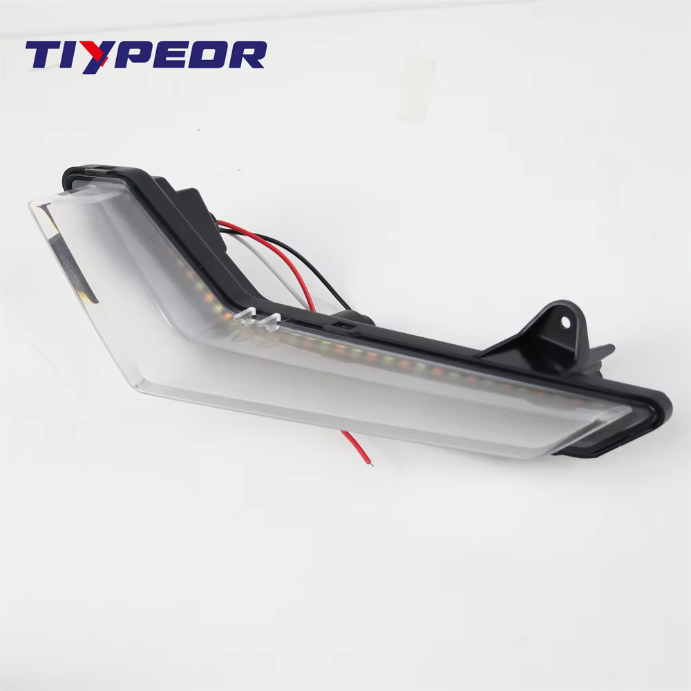 TIYPEOR for ATV UTV Flowing LED Turn Signal Light DRL Front Headlight for Defender 2020+ Defender MAX 2020+Commander 2021 details