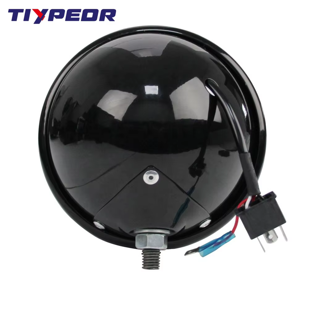 TIYPEOR 5.75 Inch Fog Light Housing Bucket Fog Light Holder Motorcycle Mount Bucket for Harley details