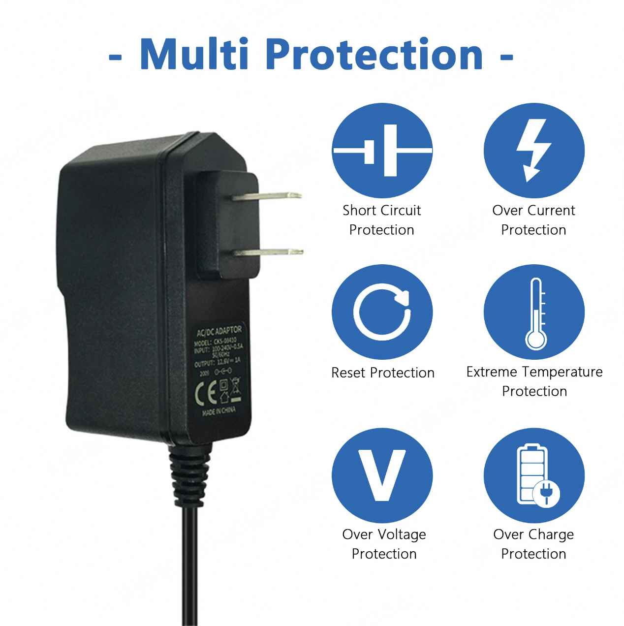 What are the benefits of using a desktop adapter over a wall mount adapter?