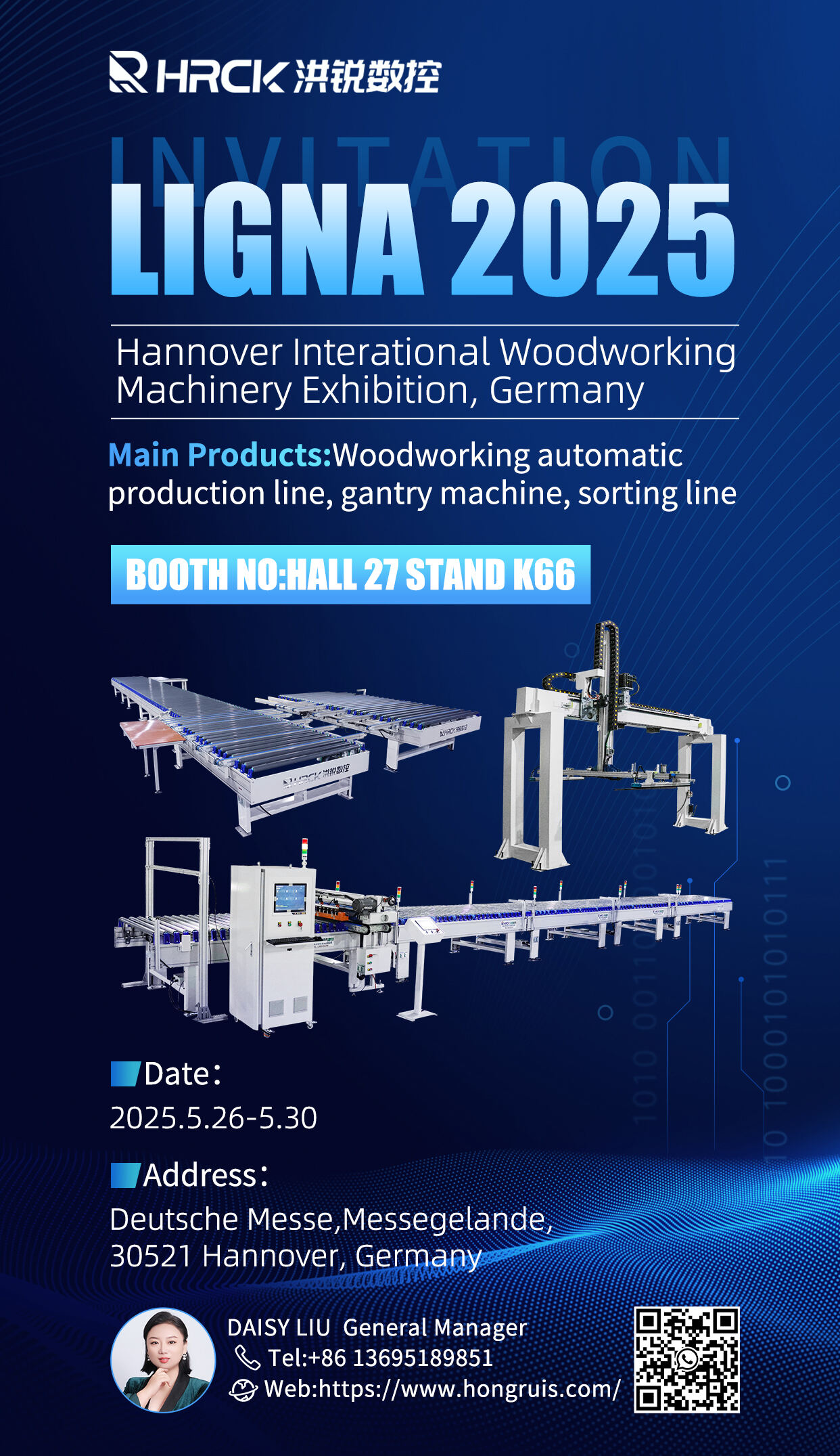 RHRCK CNC Machinery to Showcase Innovative Woodworking Solutions at LIGNA 2025