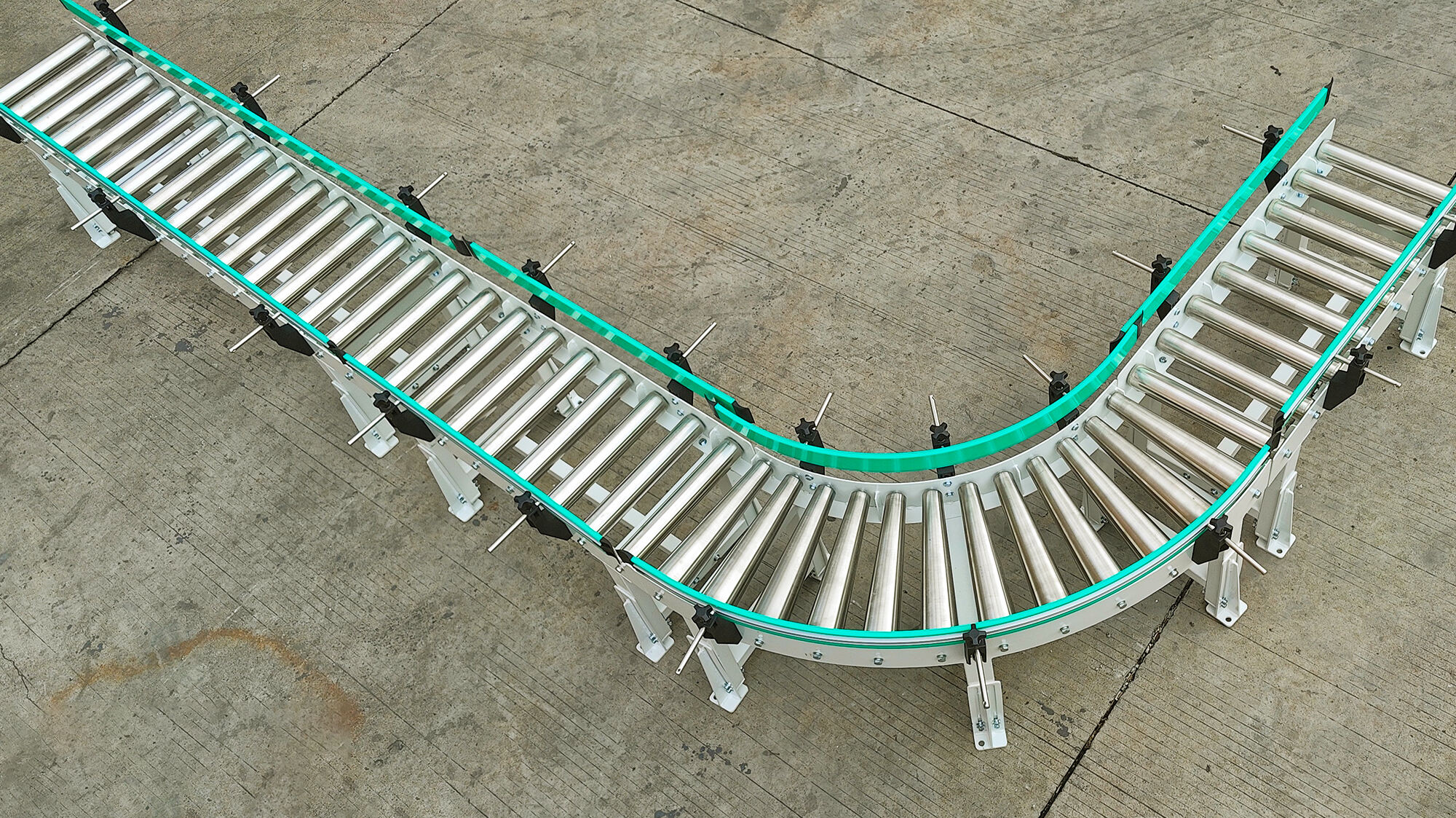 Customized Manual Roller Conveyor System with Baffle Gravity for Material Handling Equipment