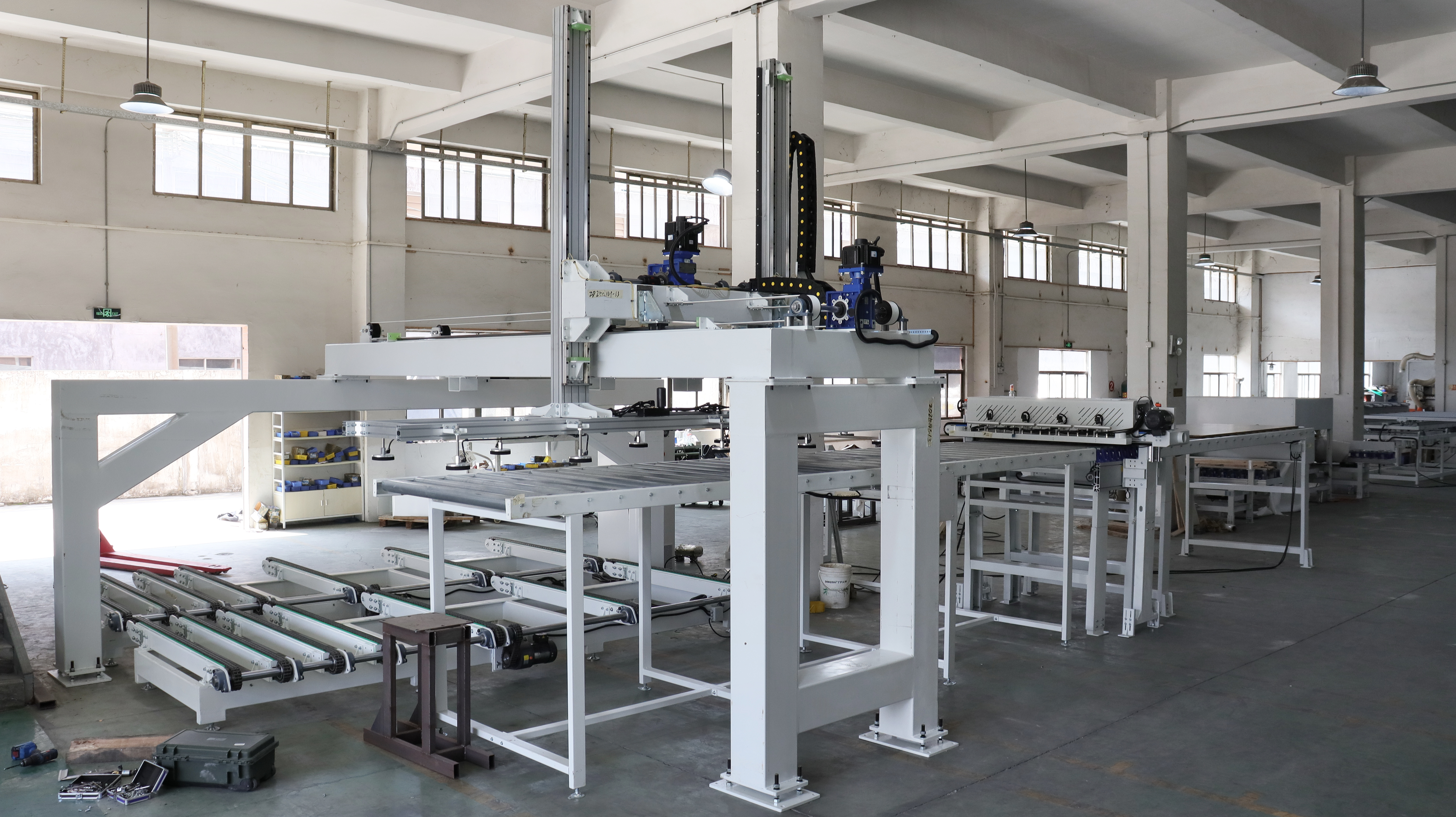 Revolutionize Your Gypsum Board Handling with Our Advanced Conveyor Line!