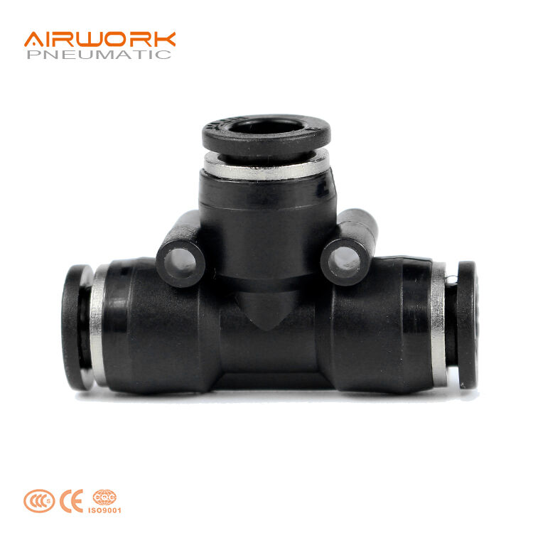 PE-Union tee plastic push-in fittings