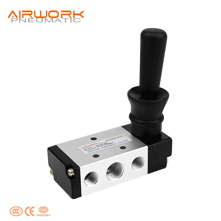 4H series hand lever valve（5/2 way, 5/3 way）