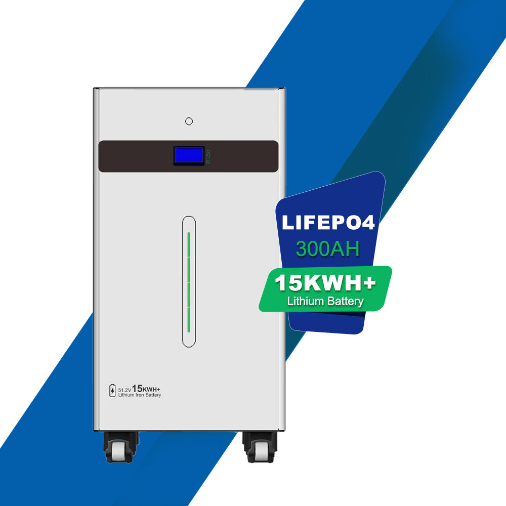 300AH 15KWH+ LiFePO4 Battery – High-Capacity Home Energy Storage with Mobile Design