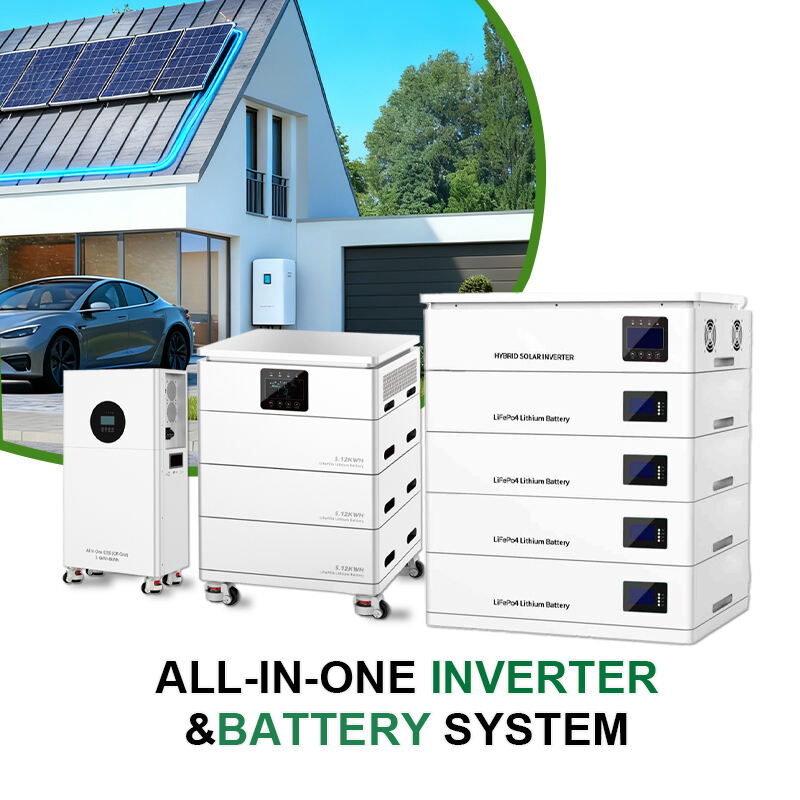 6KW + 15KWH All-in-One Hybrid Solar Inverter with LiFePO4 Battery - Supports Wide - Voltage Solar Input & Independent Energy Center for Rural / Suburban Families