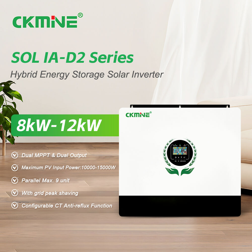 8KW 10KW 12KW SOL IA-D2 Series Inverter Supports Remote APP Monitoring  & 5-Year Warranty & Full Protection