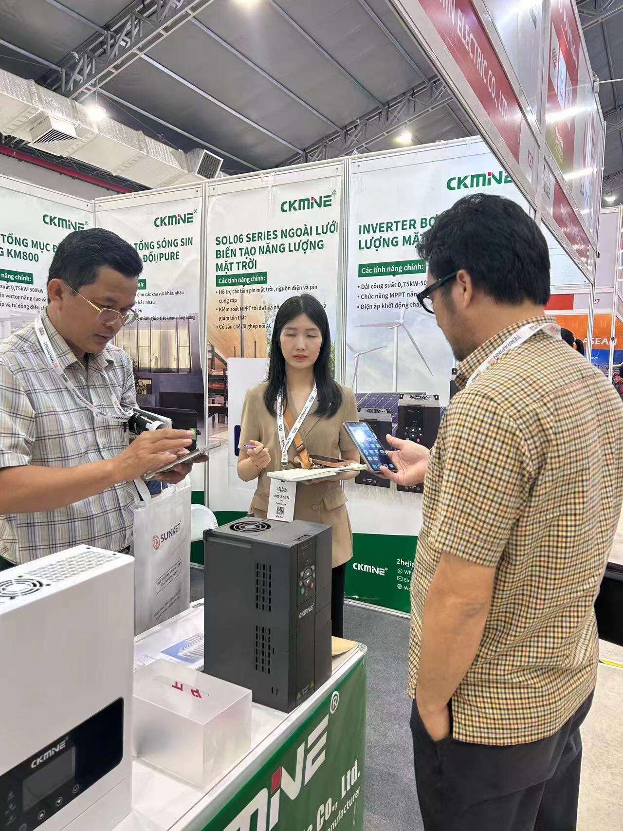 CKMINE attend Solar & Storage Live Vietnam 2024 