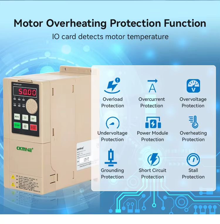 CKMINE Hot Sale 30kW 380V Variable Frequency Drive AC Three Phase VVVF VFD Inverter variadores de frecuencia  for 40HP Motor supplier
