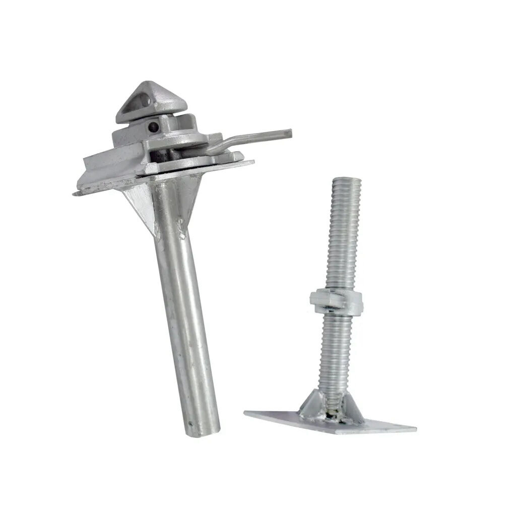 ISO Nakliye Konteyner Destek Ayakları Ayarlanabilir Seviyeleme Twistlock Bacak, 580 mm'ye kadar, 10 Ton Yük