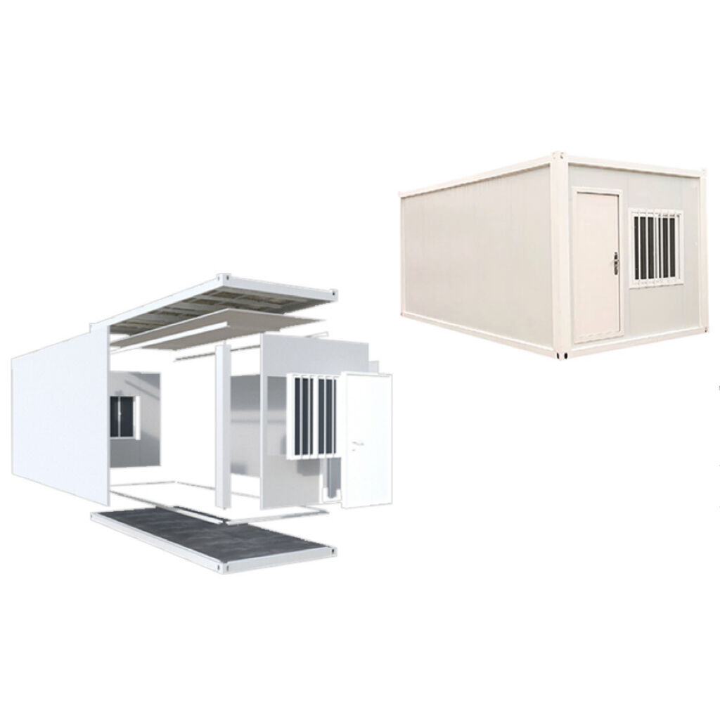 Eco-friendly Mobile Integrated Modular Flat pack House Prefab Portable Detachable Container Tiny Home