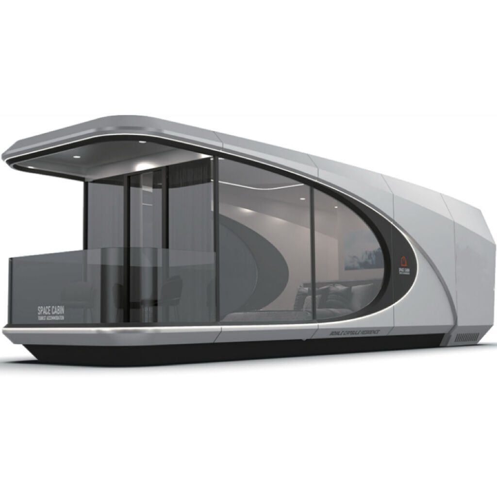 Mobile Tourist Resort Cabin Prefab Tiny Modular Pod Container Home Space Capsule House 