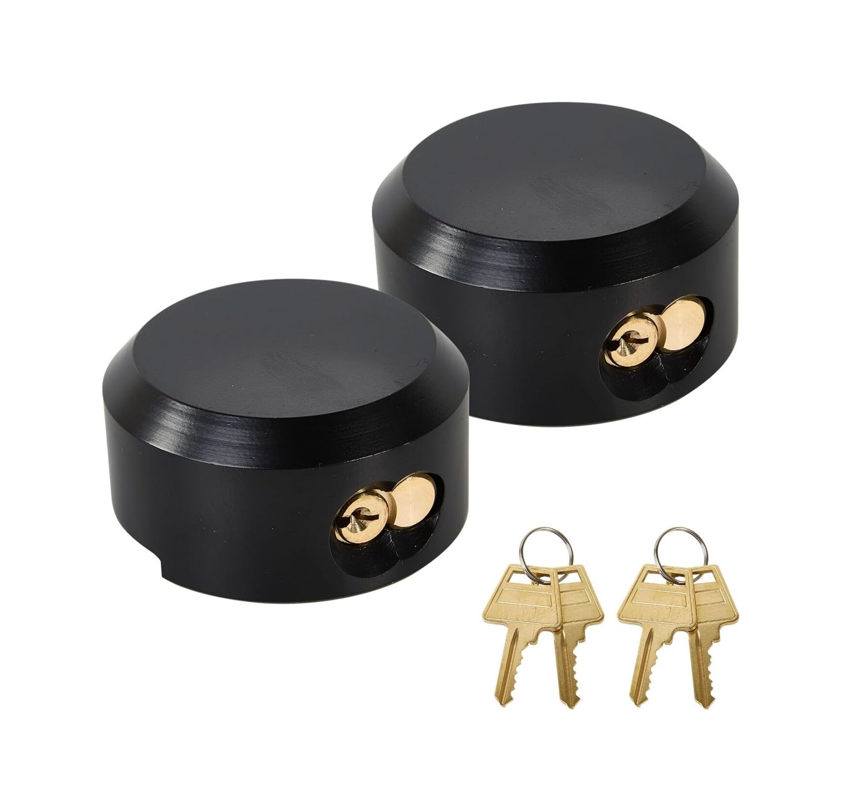 Heavy Duty Hidden Shackle Container Lock High Security Padlock Hockey Puck Door Locks for Truck Trailer