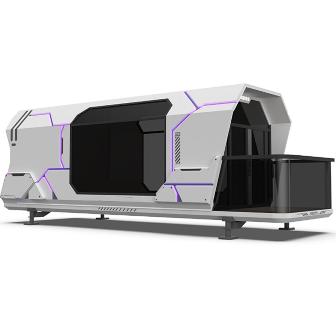 Portable Prefab Mobile Home Villa Hotel Modular Prefabricated Space Capsule  Glamping Container House