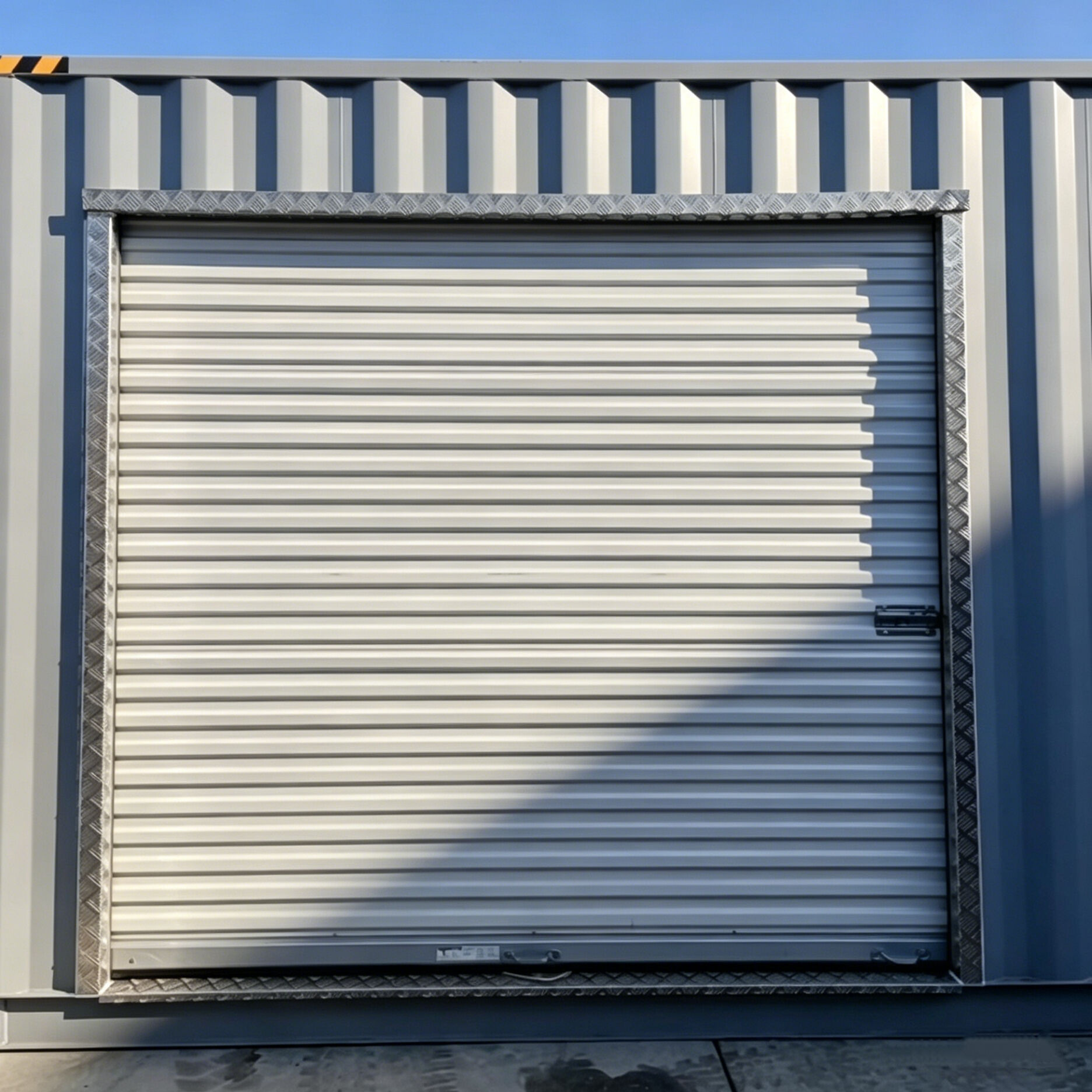 Galvanized Steel Container Rolling Shutter Door No Welding Shipping Container Roll Up Door with Frame