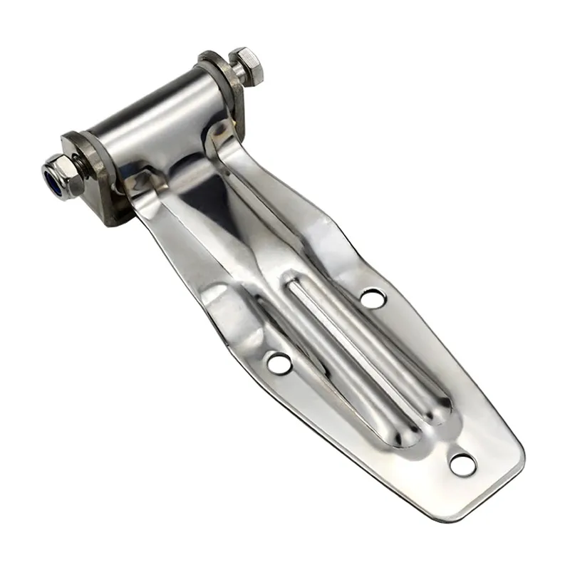 Heavy Duty Large Stainless Steel Polished Truck Container Door Hinges for Refrigerated Truck