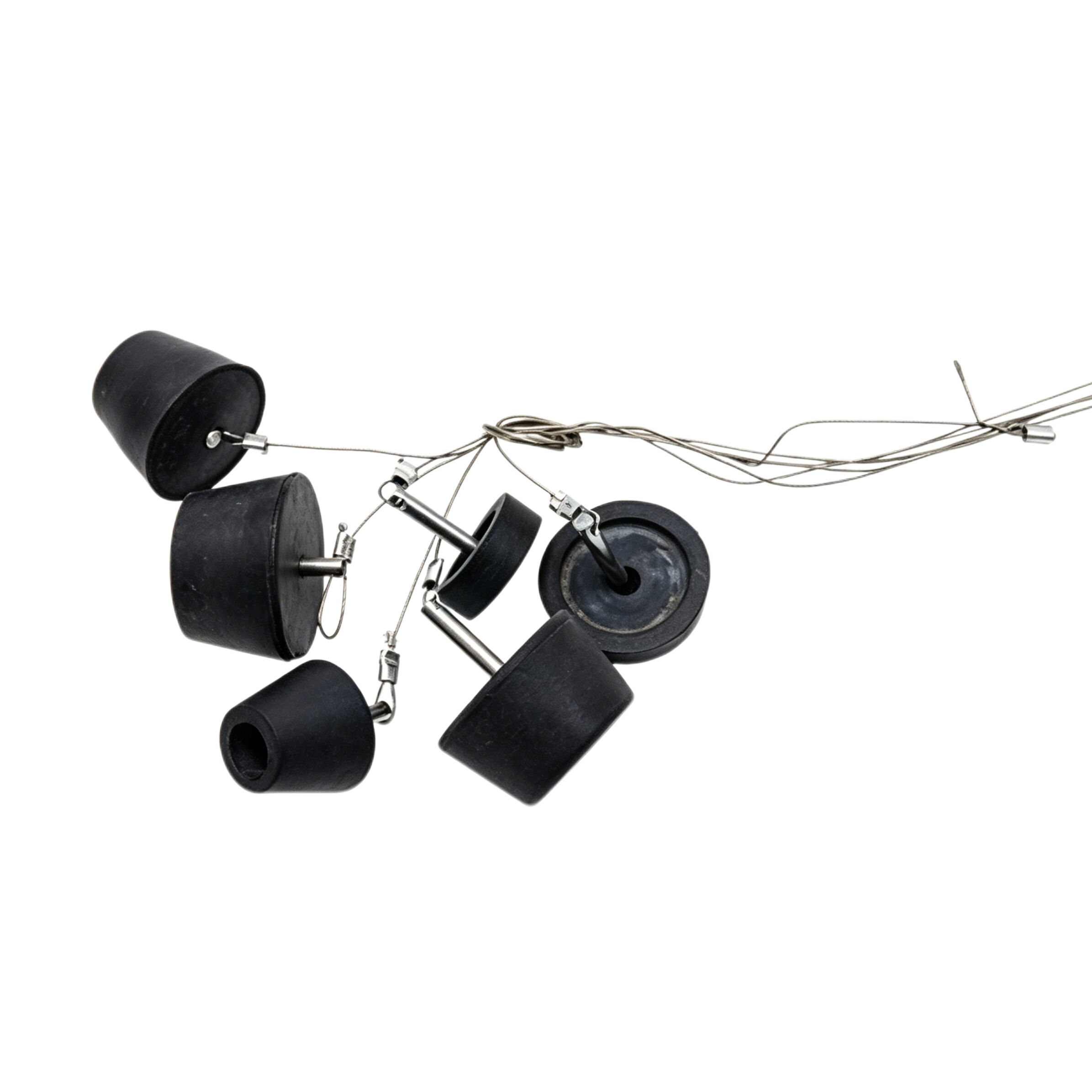 Reefer Container Drain Plug with Steel Wire Lanyard, Rubber Drain Hole Plug for Refrigerated Container