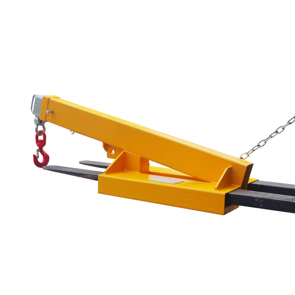  Forklift Jib Crane Telescopic Forklift Lifting Jib Extension Fixed Boom Forklift Attachment