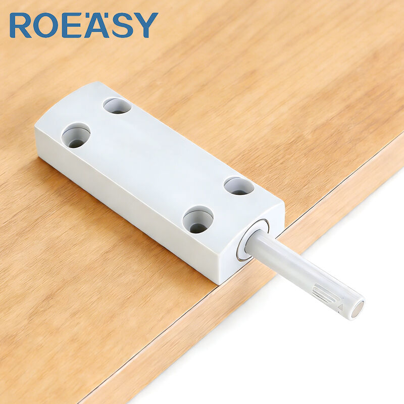 ROEASY RT035 Handle-Free Push-to-Open Rebounder Invisible Pop-Up Latch Magnetic Suction Push Open Latch for Home Cabinet Doors