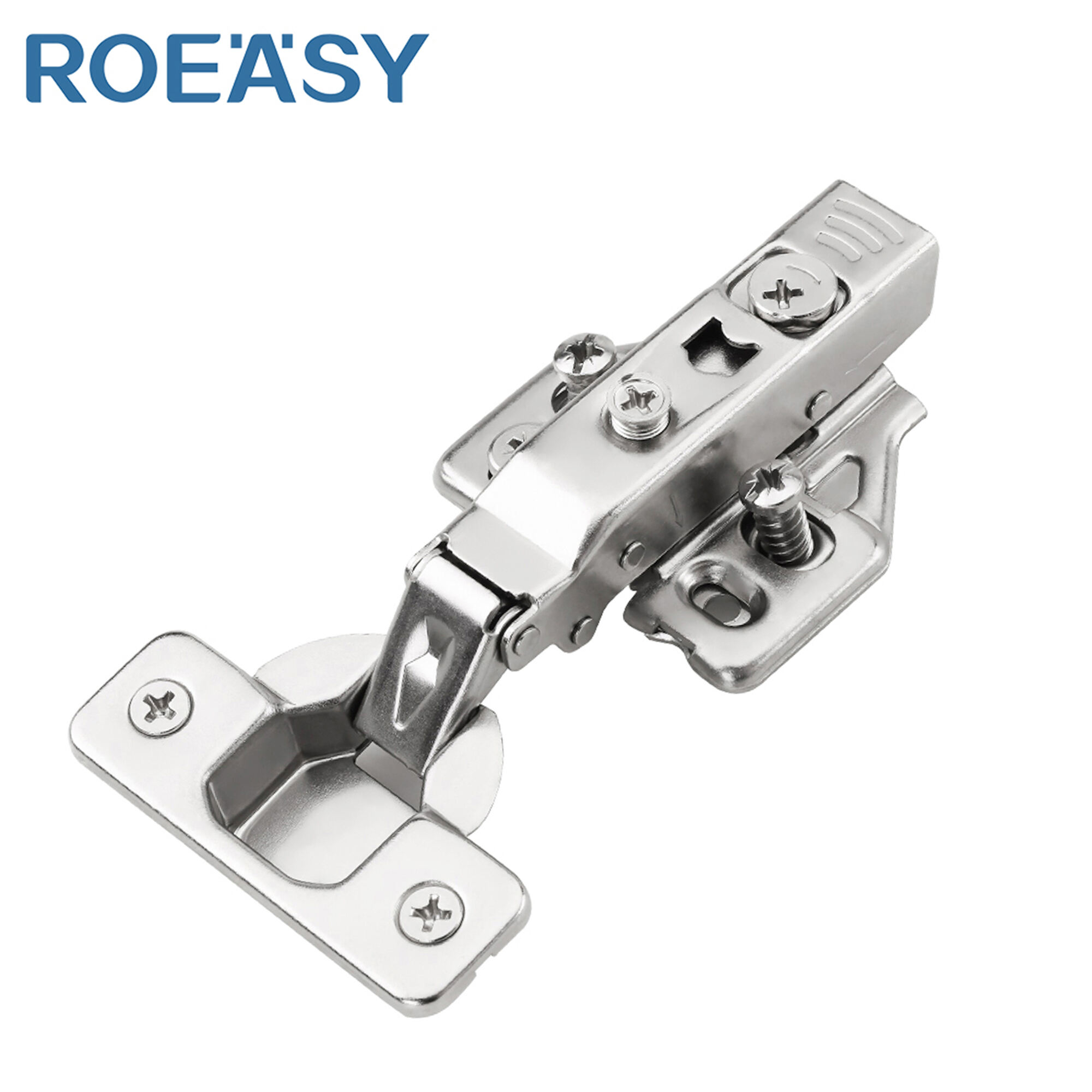 Roeasy CH-293A-3D-U 35mm 90 degree 3D hinge clip-on soft close kitchen cabinet hinge concealed hydraulic furniture hinge 