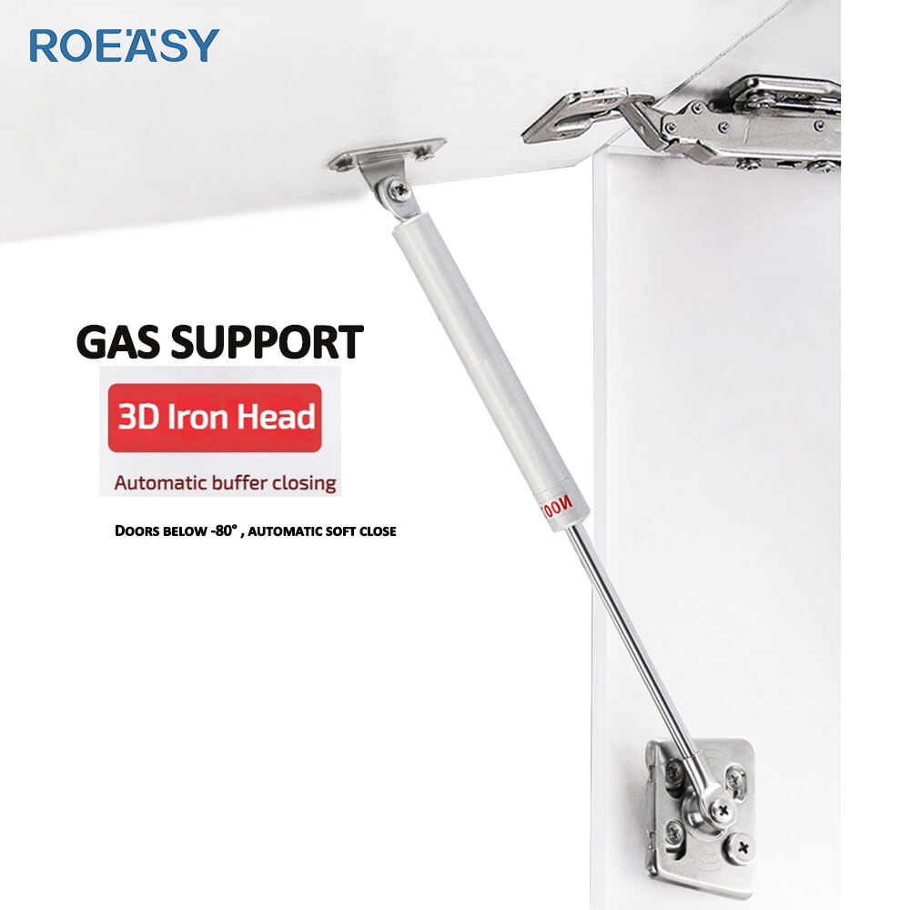 ROEASY 3d adjustable gas spring strut cabinet furniture gas spring support lift