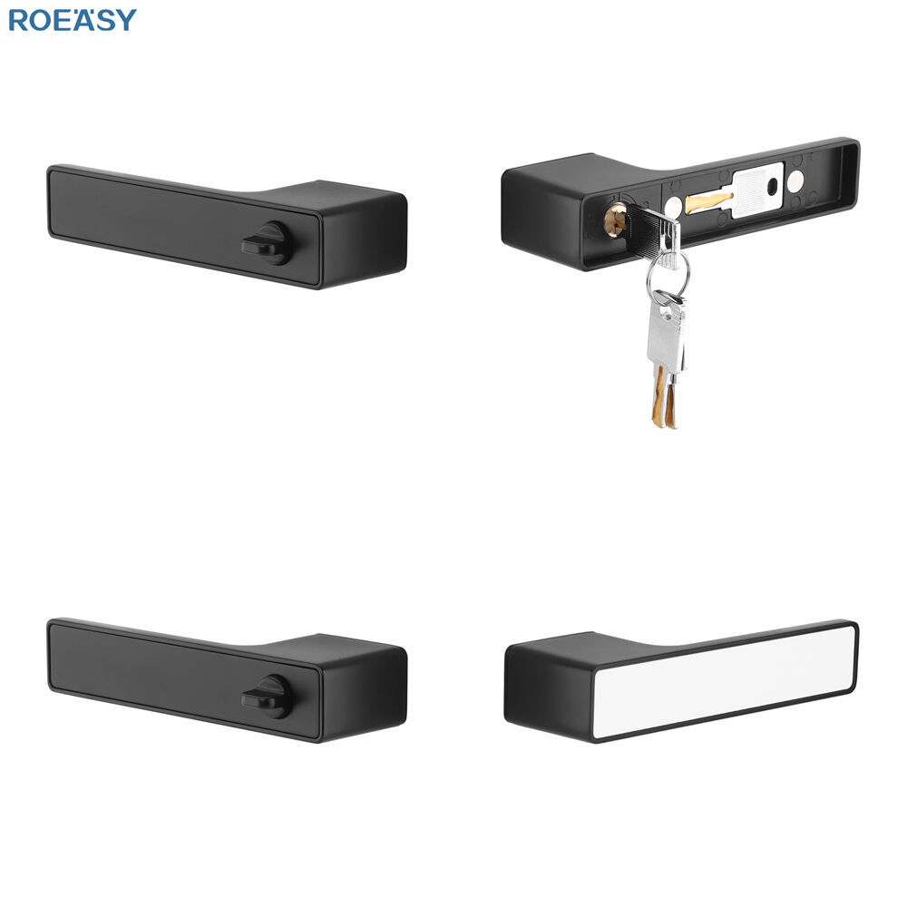 For ROEASY Waterproof Durable Integrated Hidden Handle Key Storage Minimalist Magnetic Ecological Unilateral Invisible Door Lock
